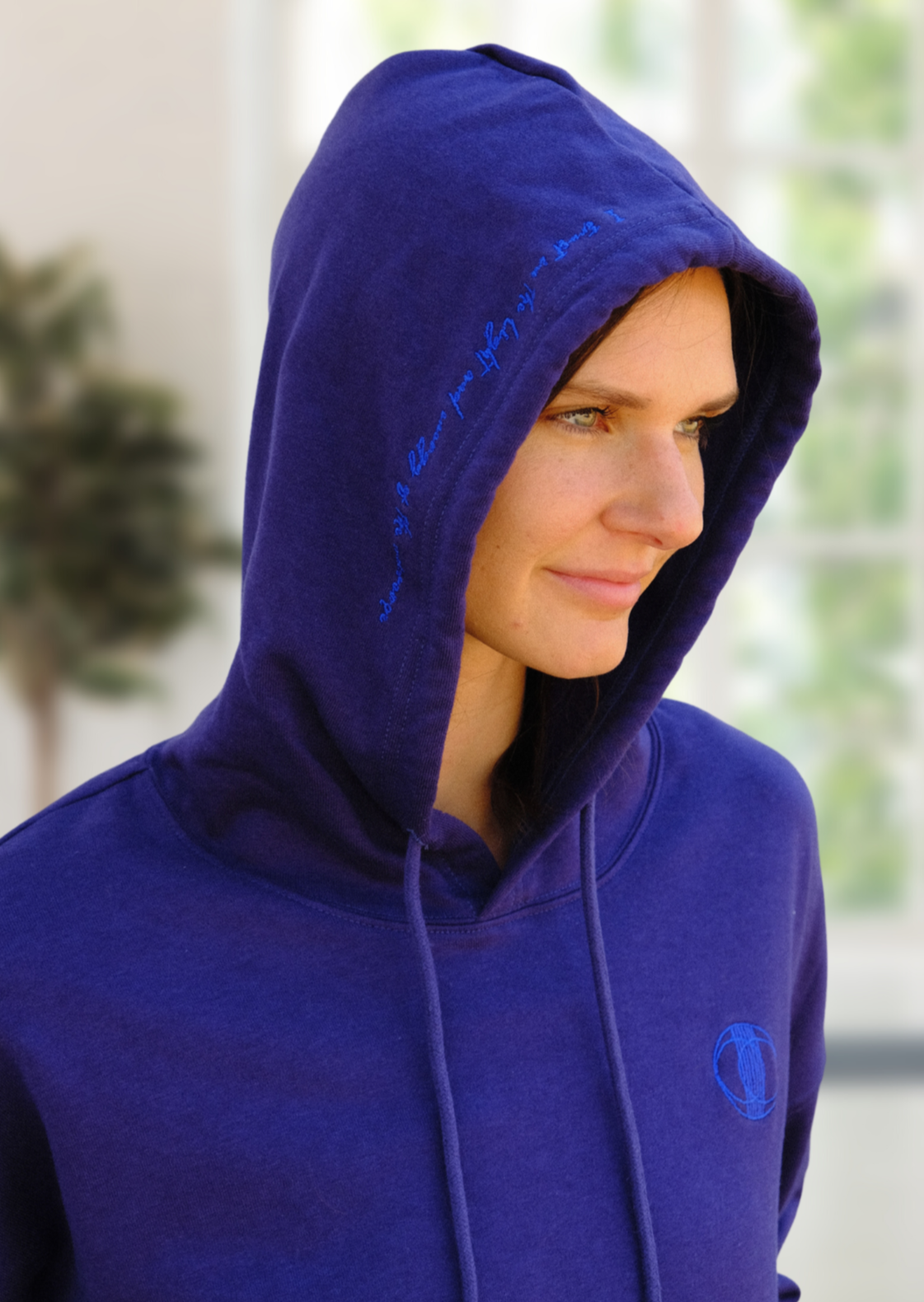 Indigo champion outlet hoodie