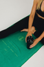 Empower Yoga Towel - Emerald Green Mantra: "I am peace, balance, harmony"