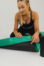 Empower Yoga Towel - Emerald Green Mantra: "I am peace, balance, harmony"